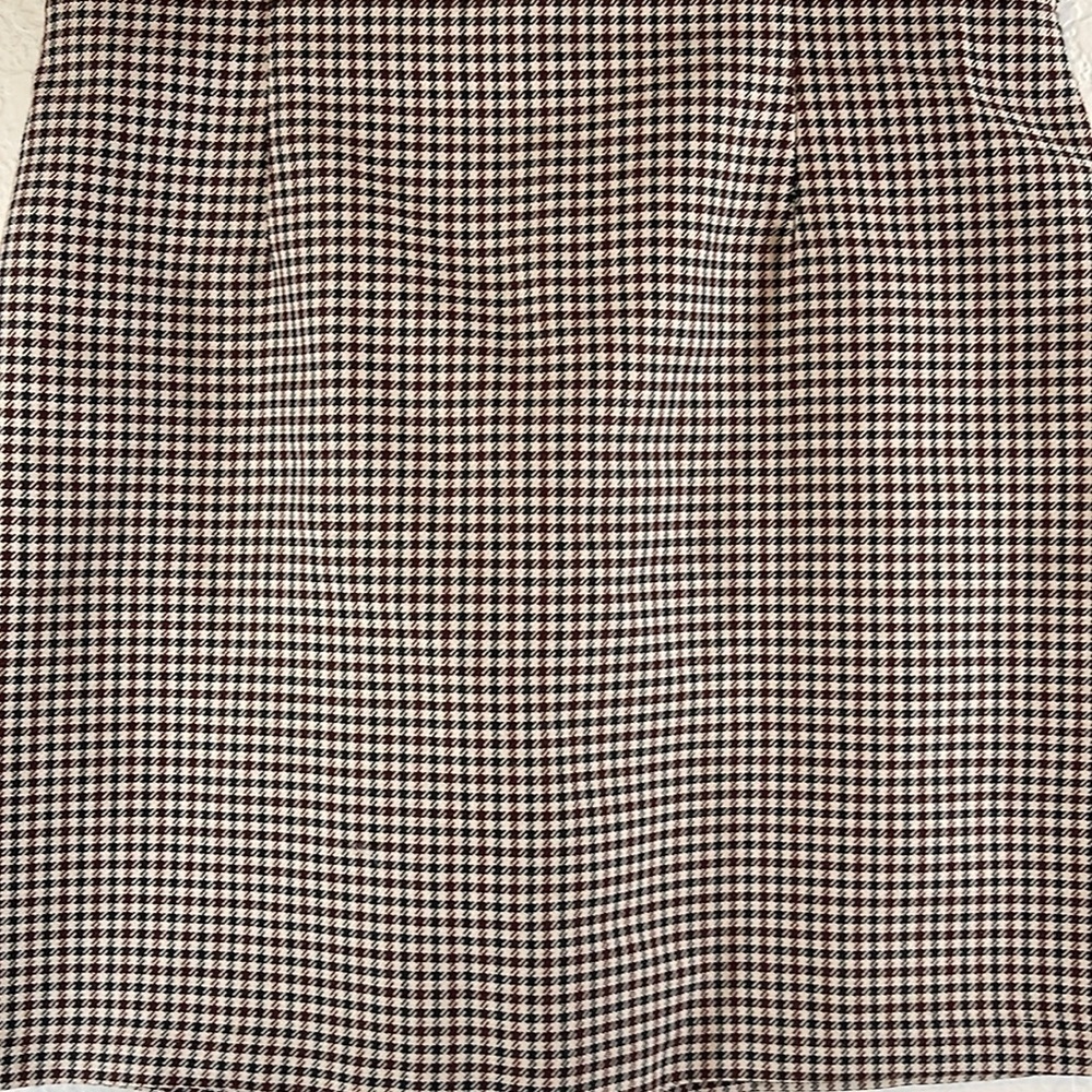 ZARA Plaid Skirt Size Large - Picture 4 of 11